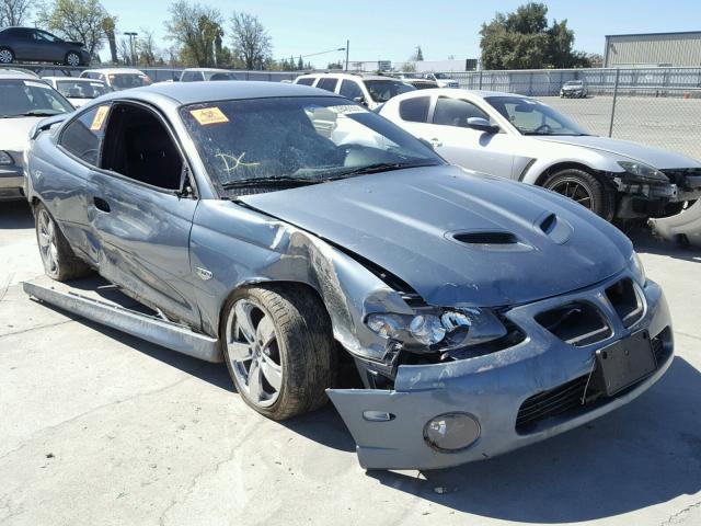 6G2VX12U96L546446 - 2006 PONTIAC GTO BLUE photo 1