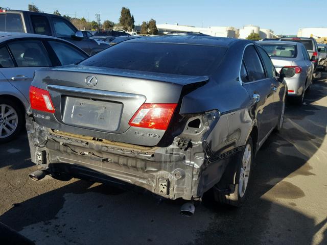 JTHBJ46G982269176 - 2008 LEXUS ES 350 BLACK photo 4