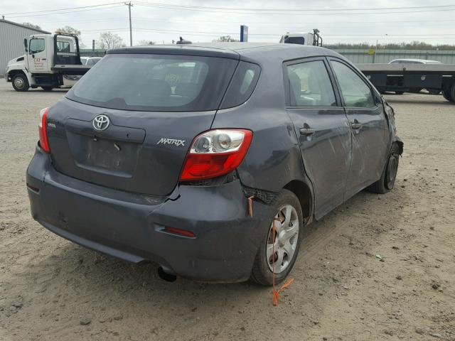 2T1KU40E09C108671 - 2009 TOYOTA COROLLA MA GRAY photo 4