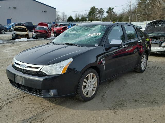 1FAHP37N89W170530 - 2009 FORD FOCUS SEL BLACK photo 2