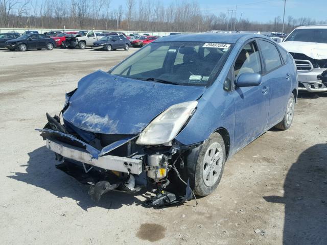 JTDKB20U853098721 - 2005 TOYOTA PRIUS BLUE photo 2