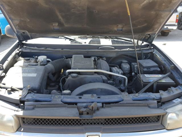 1GNDS13S542153182 - 2004 CHEVROLET TRAILBLAZE BLUE photo 7