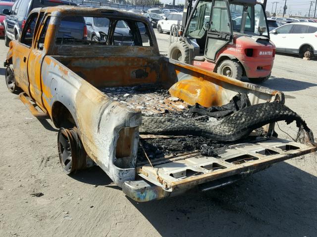 5TESM92N14Z366887 - 2004 TOYOTA TACOMA XTR BURN photo 3