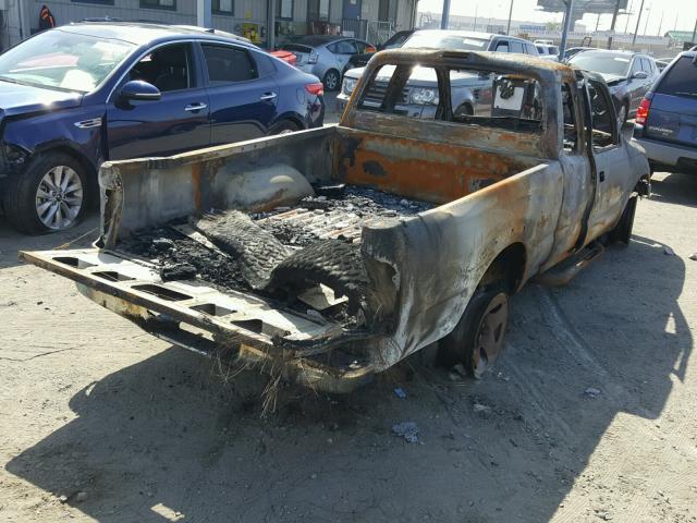 5TESM92N14Z366887 - 2004 TOYOTA TACOMA XTR BURN photo 4