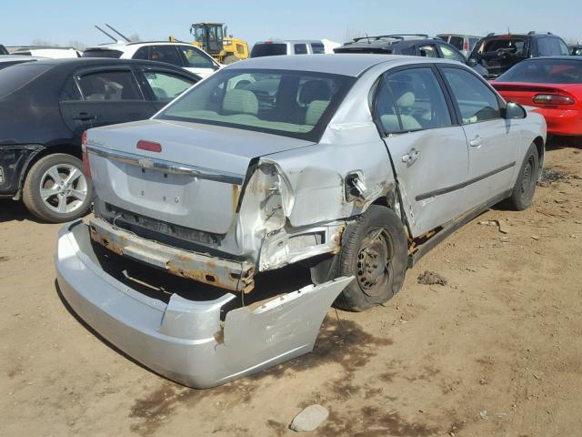 1G1ZS52F55F109356 - 2005 CHEVROLET MALIBU SILVER photo 4