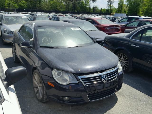 WVWDB71F87V018914 - 2007 VOLKSWAGEN EOS 3.2L S BLUE photo 1