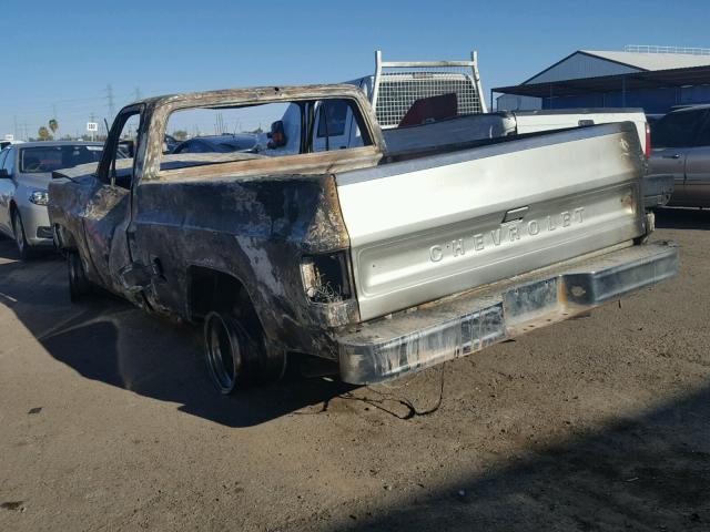 CKR149F332530 - 1979 CHEVROLET 1500 SILVER photo 3