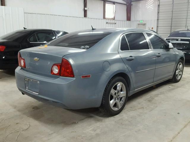 1G1ZH57B19F179866 - 2009 CHEVROLET MALIBU 1LT BLUE photo 4