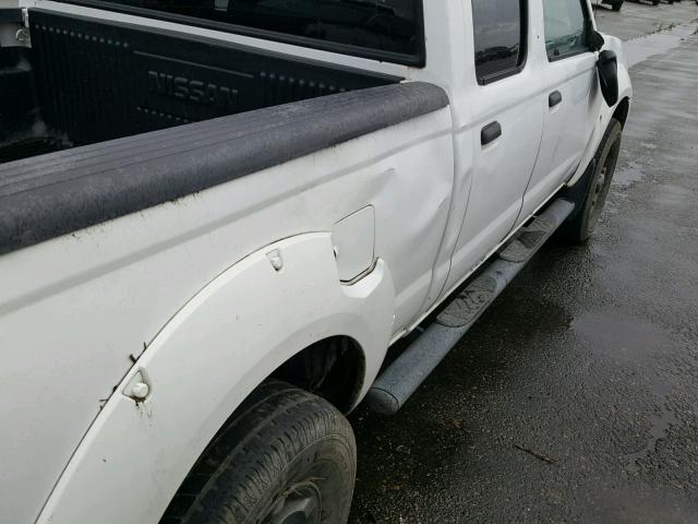 1N6ED29X34C400772 - 2004 NISSAN FRONTIER C WHITE photo 10