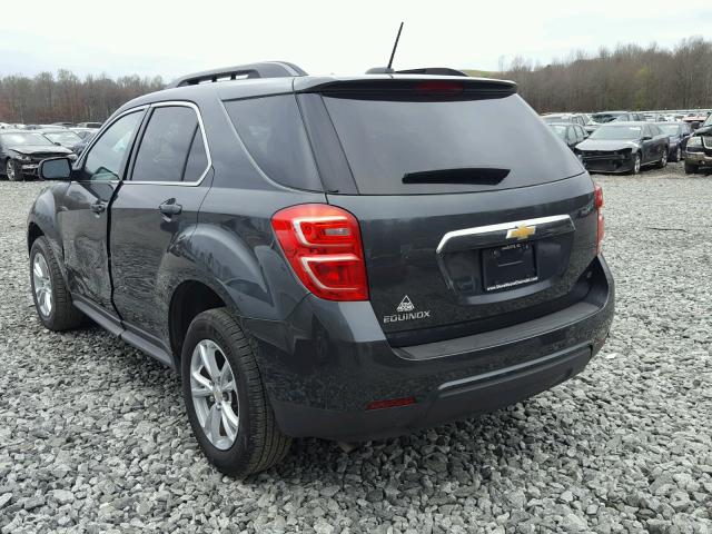 2GNALCEK5H1513694 - 2017 CHEVROLET EQUINOX LT CHARCOAL photo 3