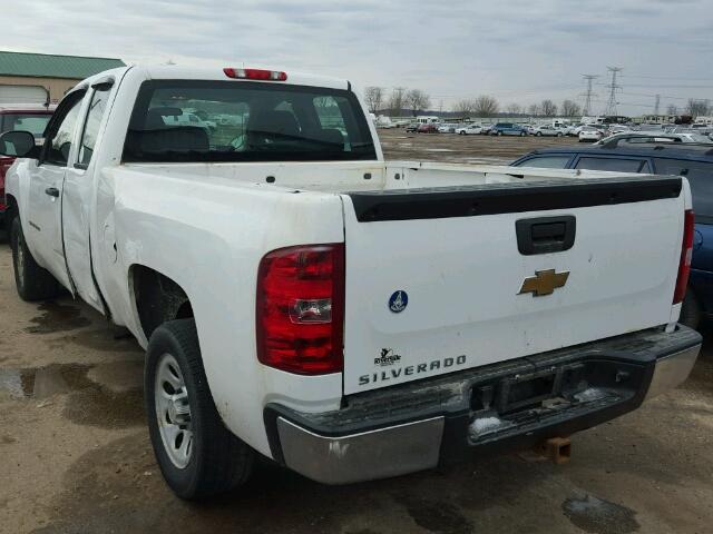 1GCSCPEX4AZ273812 - 2010 CHEVROLET SILVERADO WHITE photo 3