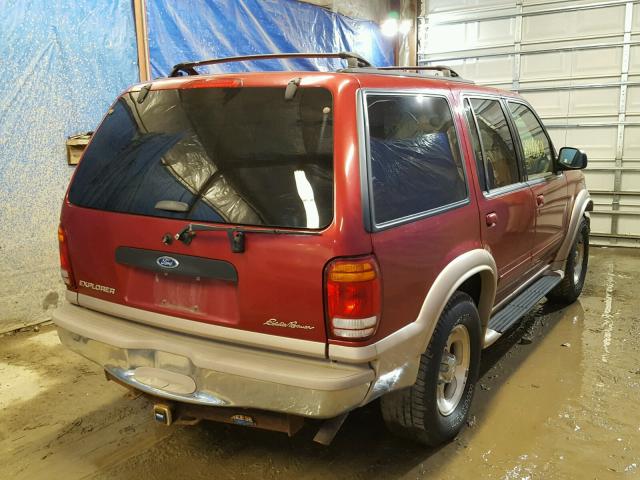 1FMDU74E8YZA43749 - 2000 FORD EXPLORER E MAROON photo 4