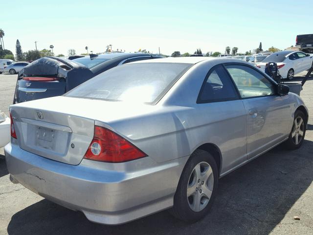 1HGEM229X4L013961 - 2004 HONDA CIVIC EX SILVER photo 4