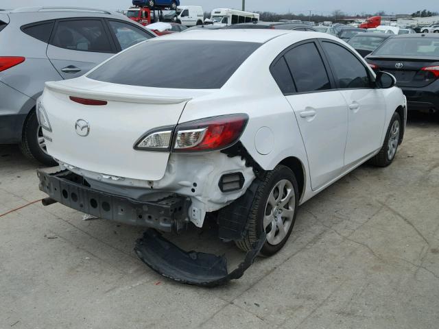 JM1BL1UG4C1530757 - 2012 MAZDA 3 I WHITE photo 4