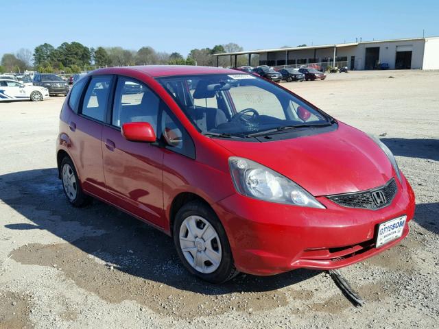 JHMGE8H3XDC017582 - 2013 HONDA FIT RED photo 1