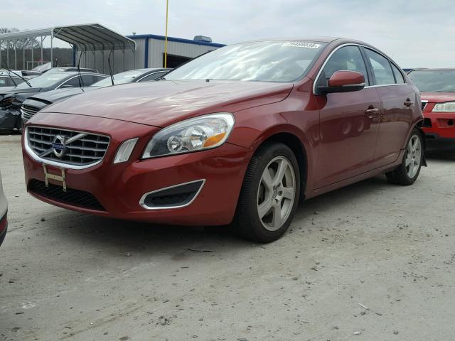 YV1622FS2C2132737 - 2012 VOLVO S60 T5 RED photo 2