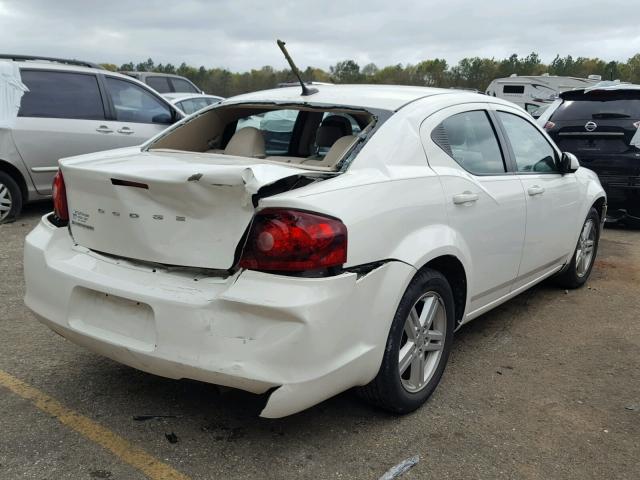 1B3BD1FBXBN513629 - 2011 DODGE AVENGER MA WHITE photo 4