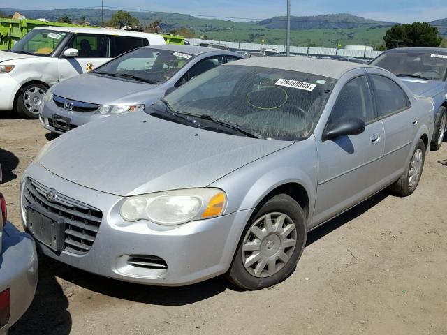 1C3EL46X16N102657 - 2006 CHRYSLER SEBRING SILVER photo 2