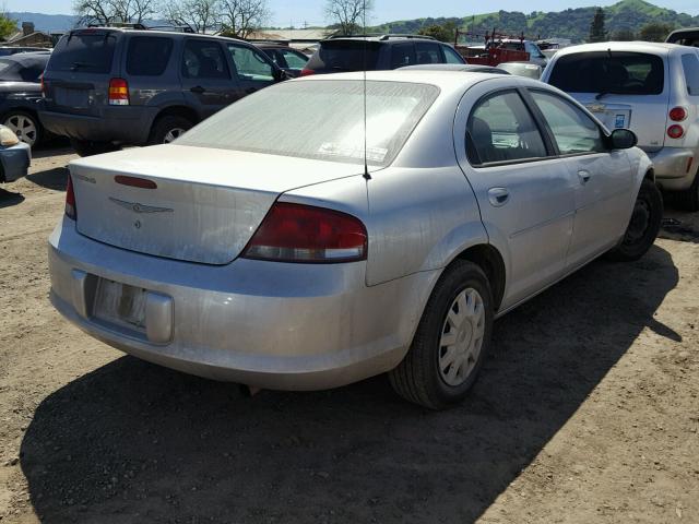 1C3EL46X16N102657 - 2006 CHRYSLER SEBRING SILVER photo 4