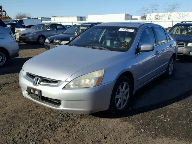 1HGCM66504A043021 - 2004 HONDA ACCORD EX SILVER photo 2