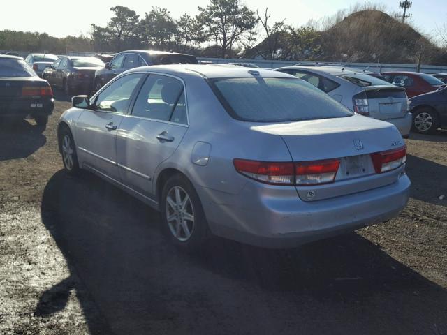 1HGCM66504A043021 - 2004 HONDA ACCORD EX SILVER photo 3