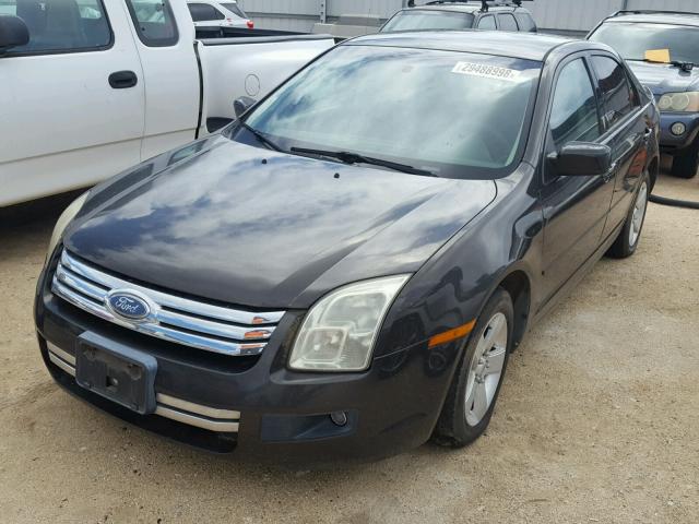 3FAFP07Z26R186519 - 2006 FORD FUSION SE BLACK photo 2