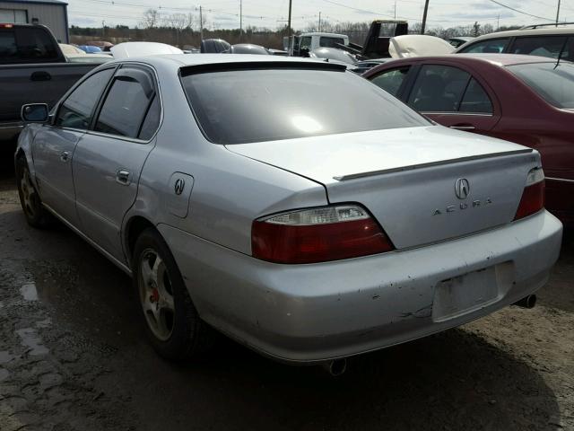 19UUA56672A047726 - 2002 ACURA 3.2TL GRAY photo 3