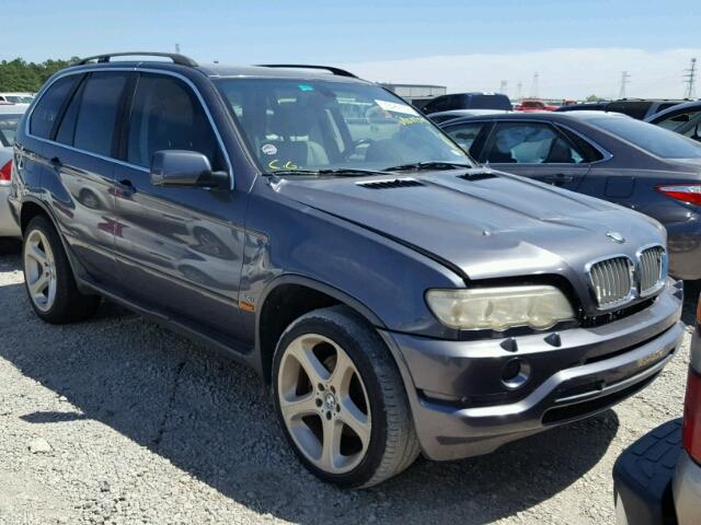 5UXFB33523LH41624 - 2003 BMW X5 4.4I GRAY photo 1