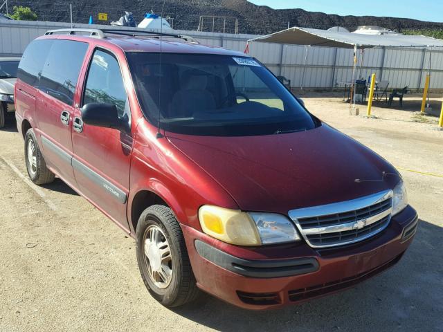 1GNDX03E92D166525 - 2002 CHEVROLET VENTURE RED photo 1