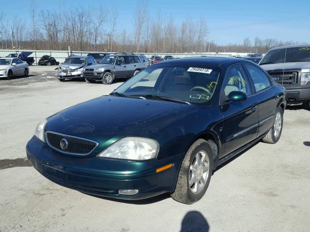 1MEFM55S7YA601285 - 2000 MERCURY SABLE LS P GREEN photo 2