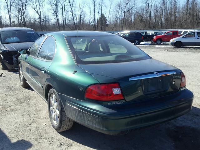 1MEFM55S7YA601285 - 2000 MERCURY SABLE LS P GREEN photo 3