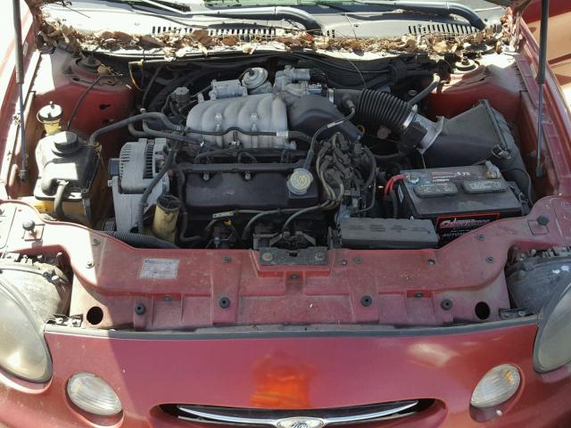 1FAFP52U3WG267660 - 1998 FORD TAURUS LX RED photo 7