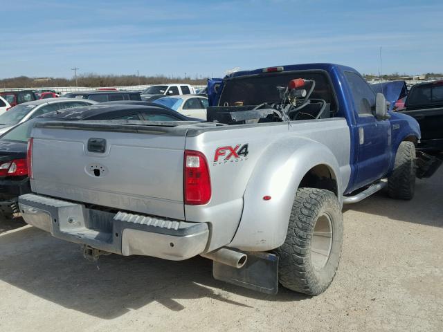 1FTWF32L03EA10276 - 2003 FORD F350 SUPER BLUE photo 4