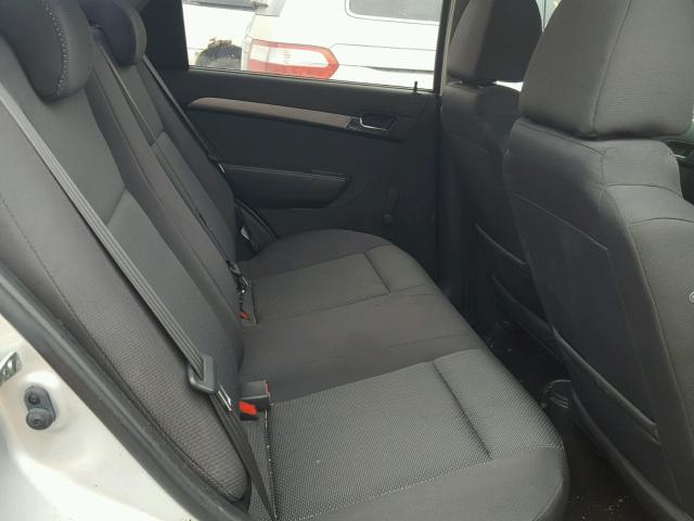 KL1TD56E89B640788 - 2009 CHEVROLET AVEO LS SILVER photo 6