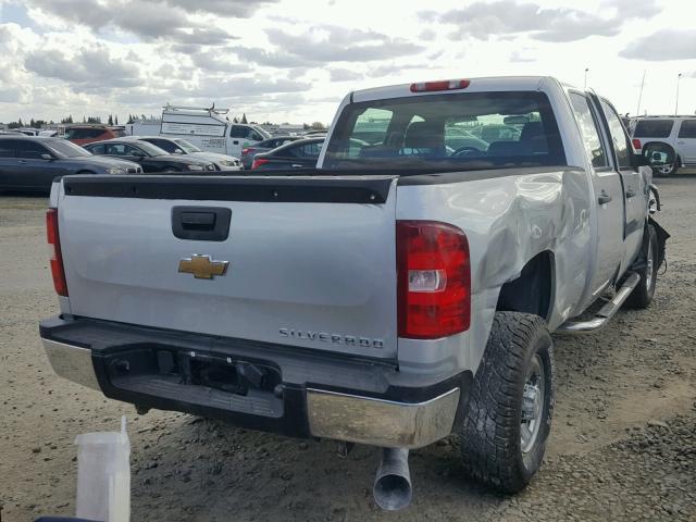 1GC4KVB67AF116367 - 2010 CHEVROLET SILVERADO SILVER photo 4