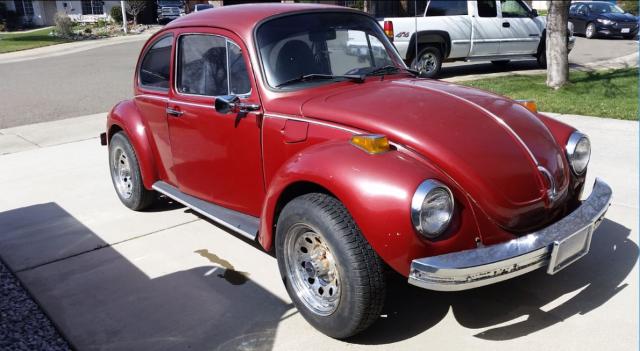 1342389212 - 1974 VOLKSWAGEN BEETLE BURGUNDY photo 1