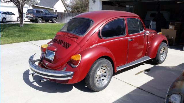 1342389212 - 1974 VOLKSWAGEN BEETLE BURGUNDY photo 3