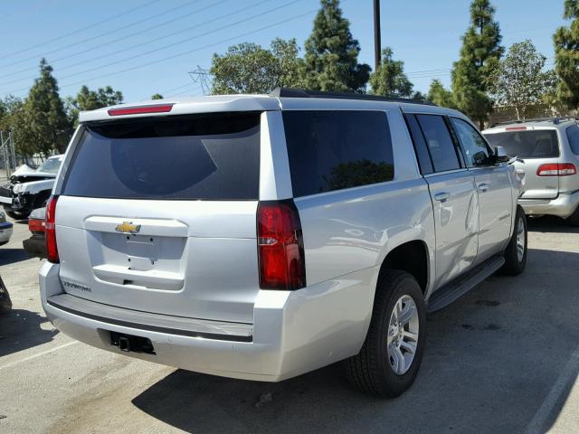 1GNSCGKC4JR202862 - 2018 CHEVROLET SUBURBAN C SILVER photo 4