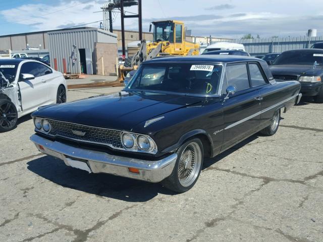 3J51F141404 - 1963 FORD GALAXIE BLACK photo 2