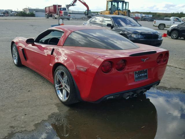 1G1YY26E465117112 - 2006 CHEVROLET CORVETTE Z RED photo 3