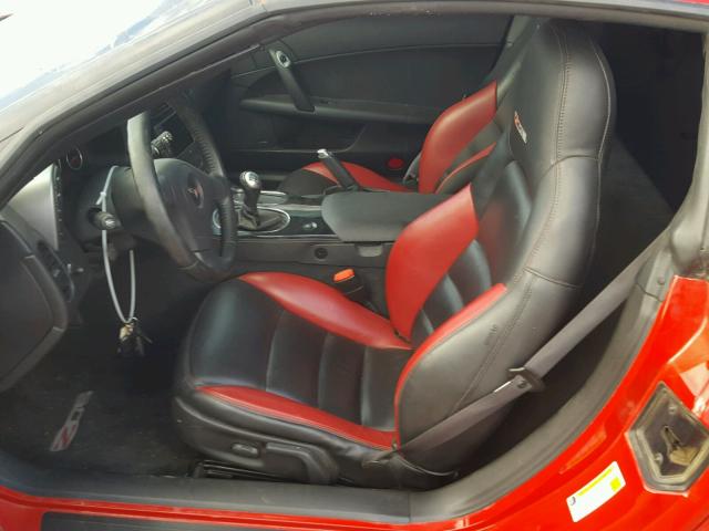 1G1YY26E465117112 - 2006 CHEVROLET CORVETTE Z RED photo 5