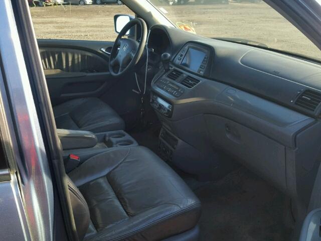 5FNRL38775B088958 - 2005 HONDA ODYSSEY EX BLUE photo 5