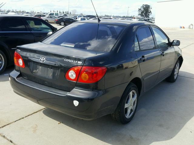 JTDBR32E430042118 - 2003 TOYOTA COROLLA CE BLACK photo 4