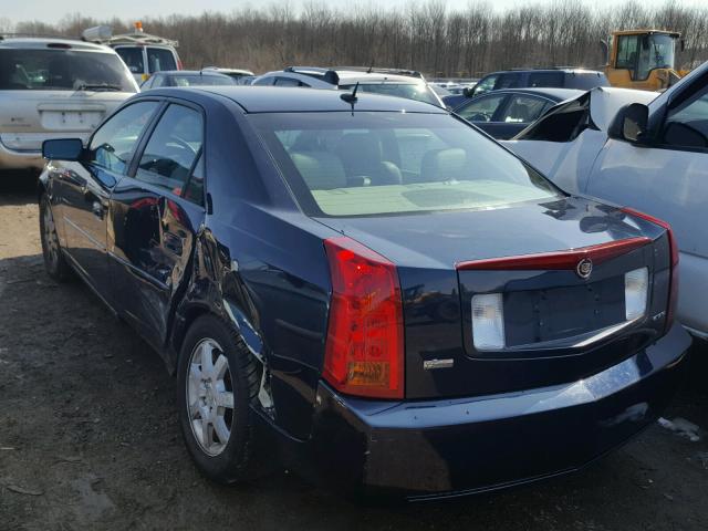 1G6DM57T560183393 - 2006 CADILLAC CTS BLUE photo 3