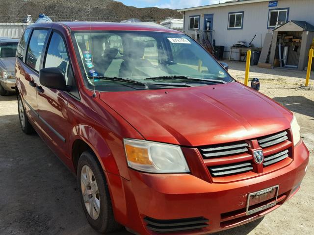 2D8HN44HX8R147697 - 2008 DODGE GRAND CARA RED photo 1