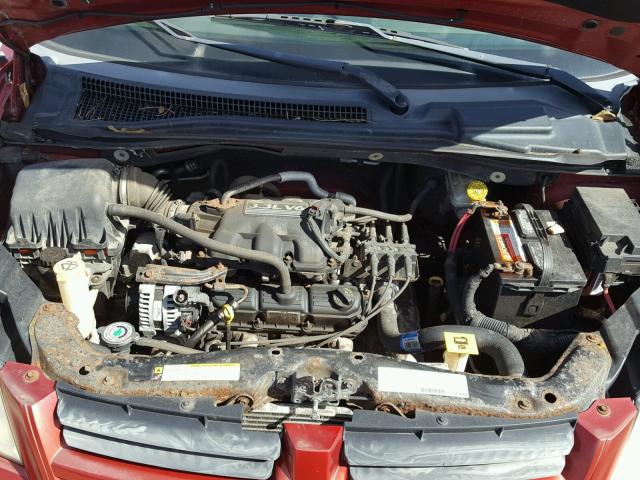 2D8HN44HX8R147697 - 2008 DODGE GRAND CARA RED photo 7