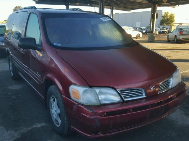 1GHDX13E11D199669 - 2001 OLDSMOBILE SILHOUETTE RED photo 1