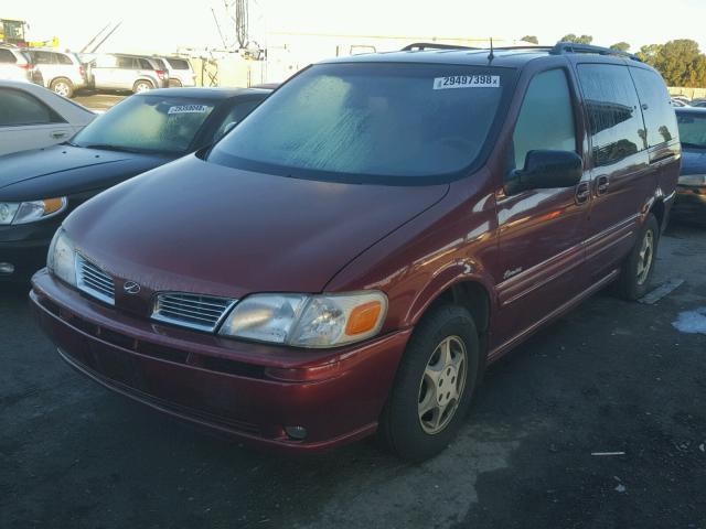 1GHDX13E11D199669 - 2001 OLDSMOBILE SILHOUETTE RED photo 2