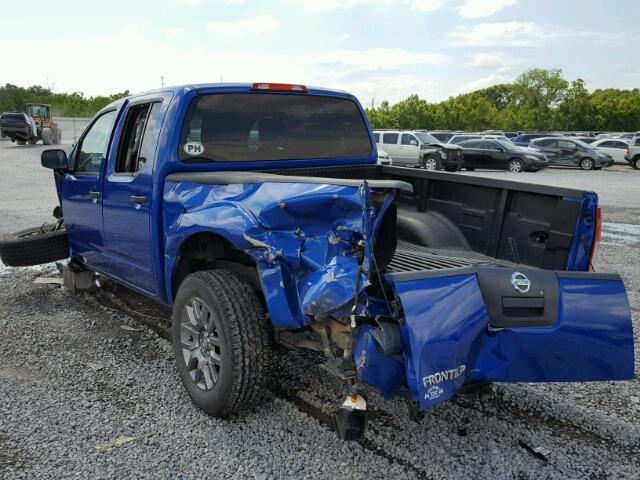 1N6AD0ER7CC463947 - 2012 NISSAN FRONTIER S BLUE photo 3