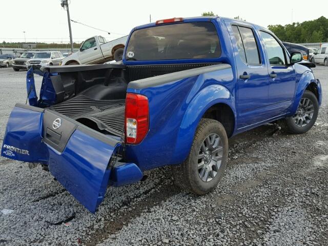 1N6AD0ER7CC463947 - 2012 NISSAN FRONTIER S BLUE photo 4